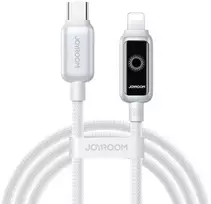 Kabelis Joyroom S-A55 StarFlight 30W USB-C – Lightning 1,2m – baltos spalvos