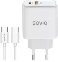 Savio LA-13 mobile device charger Universal Baltas AC Fast charging Indoor