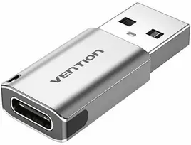 „Vention“ USB 3.0 kišeninis į USB-C kišeninį adapteris, pilko aliuminio lydinio tipo
