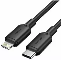 Vention USB-C to Lightning Cable 3A 480Mbps 1m Juodas