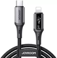 Joyroom S-A60 StarTalk 30W USB-C - Lightning kabelis 1.2m - juodas