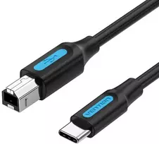 Vention USB 2.0 spausdintuvas cable, male type C to male B, 1 m