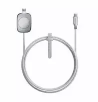 Kabelis įkroviklis Nomad Universal Cable for Apple Watch, 1,5m, baltas