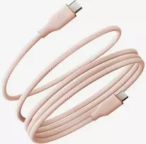 Energea Helix 60 Magnetic USB-C į USB-C Kabelis 480Mbps 60W 1.5m rožinės spalvos