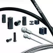 Stabdžių troselių komplektas Capgo BL stainless Shimano/Sram Road juodas
