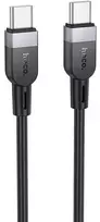 Silicone Cable USB C to USB C Hoco 3A 60W 3 m X109 juodas