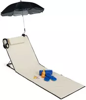 Relaxdays Paplūdimio kilimėlis su skėčiu