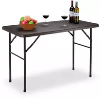 Relaxdays Sodo stalas, 74x120x60 cm, rudas