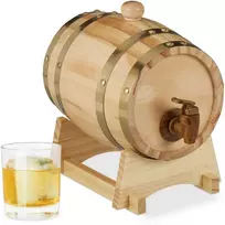 Relaxdays Medinė statinė 1,25 L
