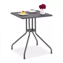Relaxdays Sodo stalas, 75x61x61 cm, pilka