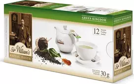 Sir Williams „Royal Taste“ žaliosios karalystės arbata, 12 pakelių