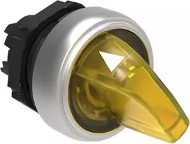 Lovato Electric Jungiklio pavara, 2 padėčių, geltona, su foniniu apšvietimu, negrįžtamoji (LPCSL1205)