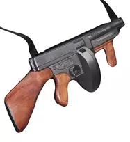 Widmann Dekoratyvinė „Tommy Gun“ rankinė – gangsterio kostiumo aksesuaras
