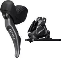 SHIMANO brake-set GRX BR-RX820+ST-RX820 front/left J-kit (ST) polymer + chl BH90/100cm for 160mm k