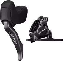 SHIMANO brake-set GRX BR-RX820+BL-RX825 front/left J-kit (BL) polymer + chl BH90/100cm for 160mm k