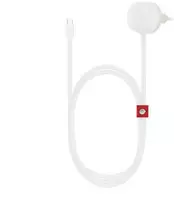 Twelve South PowerCord EU - kroviklis jungiama į tinklą 30W su kablem USB-C 1,2m (baltas/dune)