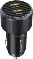 Įkroviklis Swissten PD 2x USB-C Car Charger 50W with USB-C - USB-C Cable 1m
