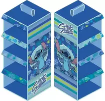 Disney Lilo ir Stitch pakabinama spintos organizatorius su 4 skyriais