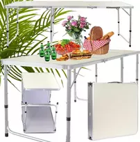 Sulankstomas turistinis stalas 180x60 cm