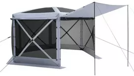 Vevor Išskleidžiama pavėsinė su tinkleliu, 3.6 x 3.6 m