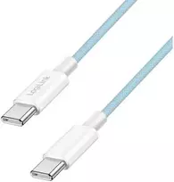 „LogiLink USB-C“ 1,5 m ilgio nailono pynimo jungtis, mėlyna