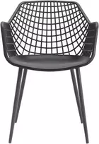 Sodo krėslas 57x56x84/46 cm juodas