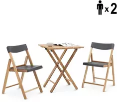 Lauko baldų komplektas Sodo baldų komplektas Potenza Tramontina medinis/plast./rudas