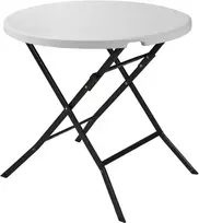Sudedamas stalas 80x80x74cm baltas