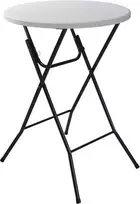Sudedamas stalas 80x80x110cm baltas