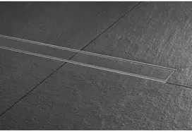 traps EasyDrain ar horizontālo atloku,Tile/Zero, L=600 mm, h=92 mm