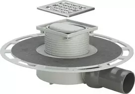 Viega grīdas traps šķidrai hirdroizolācijai, DN50, nesmakojošs, ar inox resti