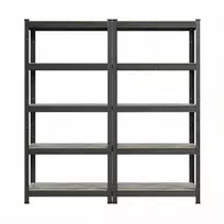 Songmics Sandėliavimo lentynų rinkinys 2 vnt., 150 cm aukščio