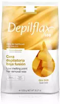 Activeshop Elastingas depiliacijos vaškas su žema lydymosi temperatūra Depilflax 100 Oro 5AB Gold 1000 g