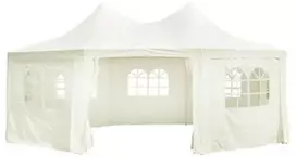 | Sodo palapinės užuolaida | Kreminė 6 x 4.5 x 3 m audinys