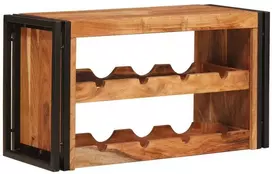 Vyno stovas Ruda 80 x 45 x 33 cm Kietos akacijos mediena