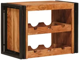 Vyno stovas Ruda 60 x 45 x 33 cm Kietos akacijos mediena
