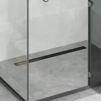 2 viename dušo nutekėjimas Juoda 100 cm
