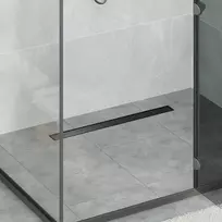 2 viename dušo nutekėjimas Juoda 70 cm Nerūdijantis plienas 304