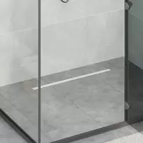 360° Dušo Nutekėjimas su Plonu Modeliu Sidabro 70 cm