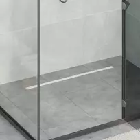 360° Dušo Nutekėjimas su Plonu Modeliu Sidabro 80 cm