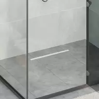 360° Dušo Nutekėjimas su Plonu Modeliu Sidabro 50 cm
