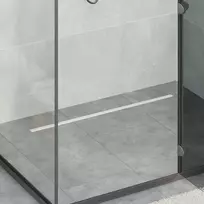 360° Dušo Nutekėjimas su Plonu Modeliu Sidabro 90 cm