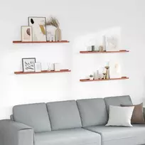 Sieninė lentyna 4 pcs Raudona 100 x 9 x 3 cm Apdirbta mediena