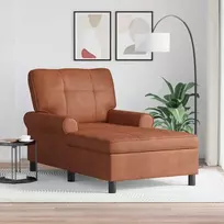 Gultas su pagalve Ruda 91 x 157 x 91 cm Dirbtinė oda
