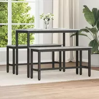 Valgomojo suolas 100 x 32,5 x 48,5 cm 2 vnt.