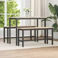 Valgomojo suolas Natūrali 100 x 32,5 x 49 cm