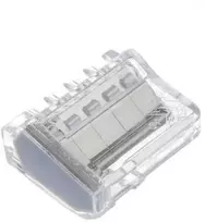 Laidų jungė Pawbol E.4183K-5, 5 x 2.5 mm², pilka, 5 vnt.