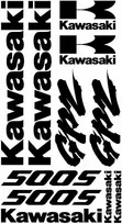 Kawasaki GPZ 500S lipdukų rinkinys motociklo vinilo lipdukai