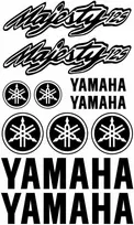 Yamaha Majesty 125 lipdukų rinkinys motociklo vinilo lipdukai