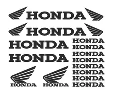 HONDA motociklo logotipo lipdukų rinkinys, vinilo lipdukai